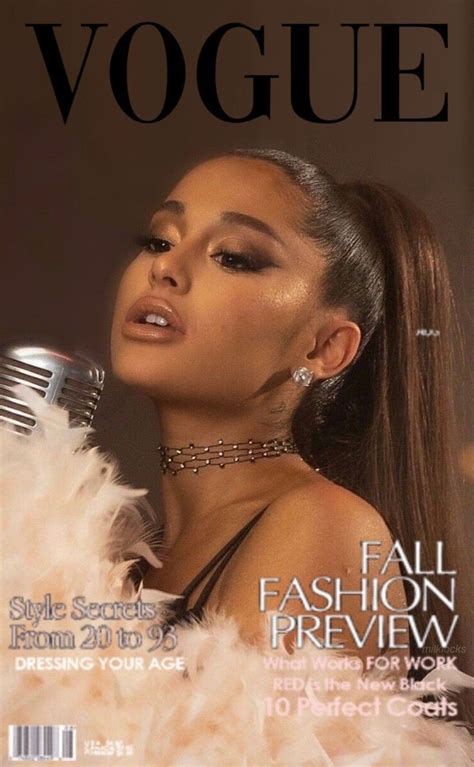 ariana grande burberry 2019|ariana grande vogue covers.